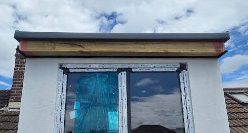 Dormer fascia and soffit by AH Roofing